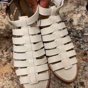 Loeffler Randall white sandals Size 7 1/2